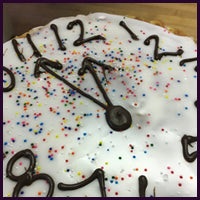 NYE Clock Coffee Cake