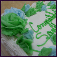 Full Sheet Cake Decorated