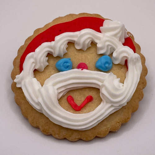 Buttercream Santa Cookies
