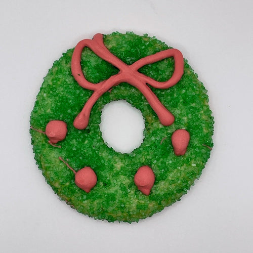 Wreath Cutout Cookies