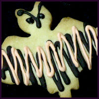 Bat Cutout Cookie