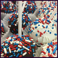 Red White and Blue Cake Pops (Individual)