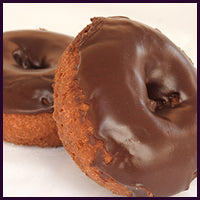 Chocolate Iced Cake Donuts