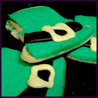 Irish Hat Cookies