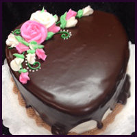 9" Heart Shaped Cakes - Buttercream