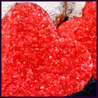 Red Sugar Heart Cookies